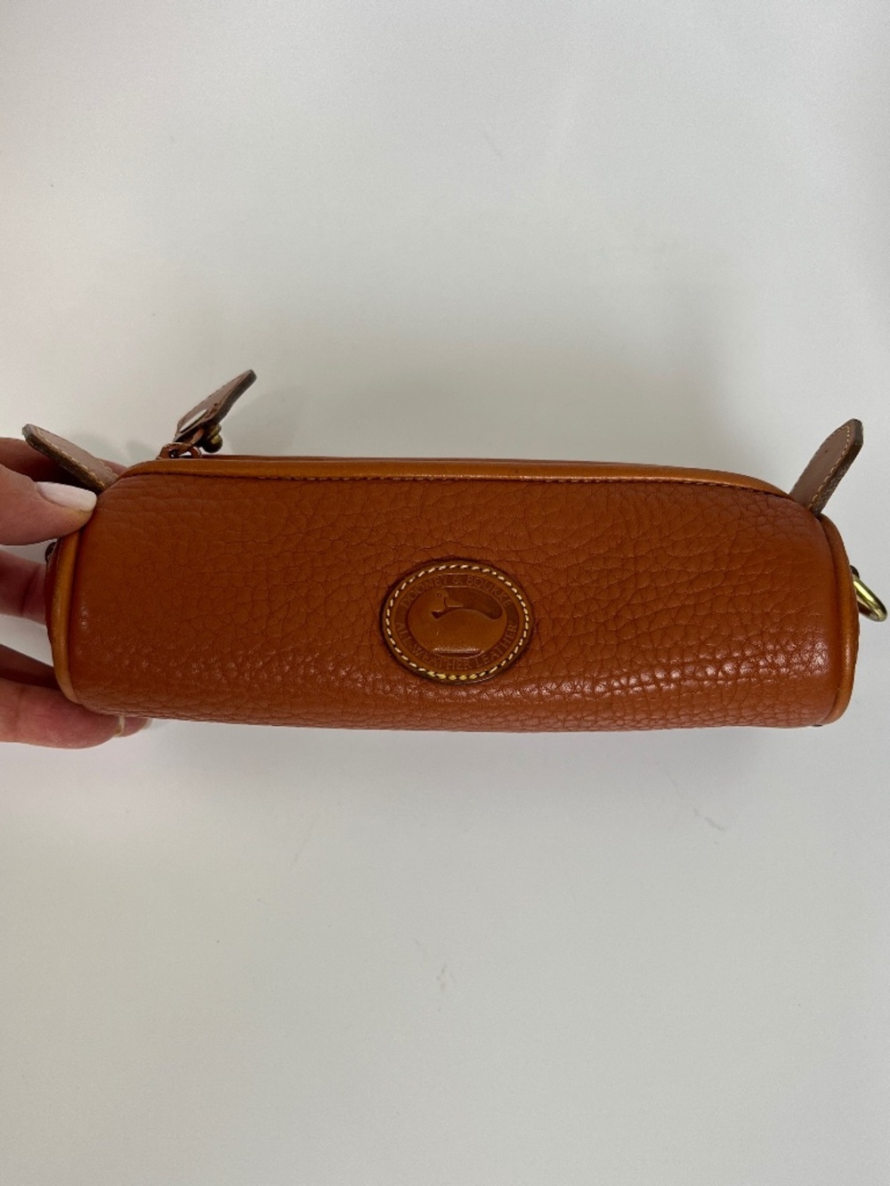 3 Pc Vintage Dooney & Bourke Madison Checkbook Wallet, Cosmetic Bag, Key Holder - Picture 8 of 16